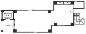 日東神田駅前ビルの基準階図面