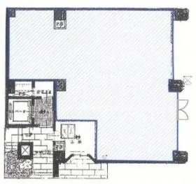 タナカビルの基準階図面