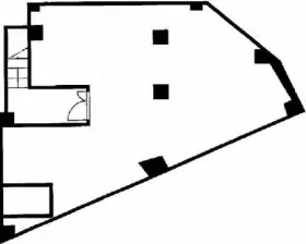 新宿ヤマトビルの基準階図面