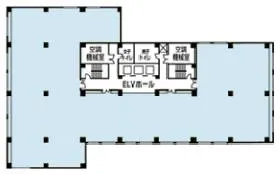 TIMECROSS YOKOHAMAビルの基準階図面