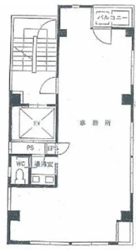 森山ビルの基準階図面