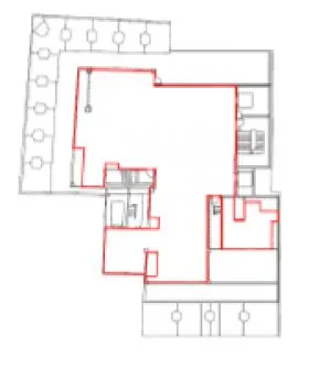 白棒広小路スクエアビルの基準階図面