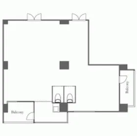 中目黒アリーナの基準階図面
