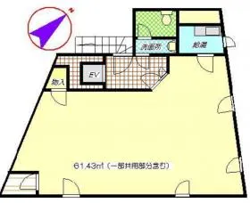 アーベイン青葉台ビルの基準階図面