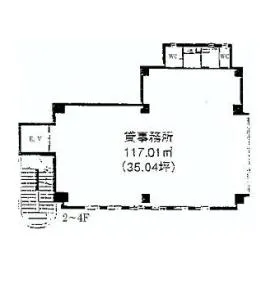 PAビルの基準階図面