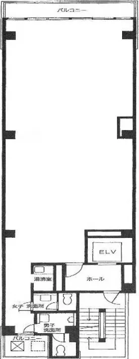 NEOビルの基準階図面