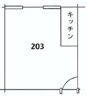 金中ビルの基準階図面