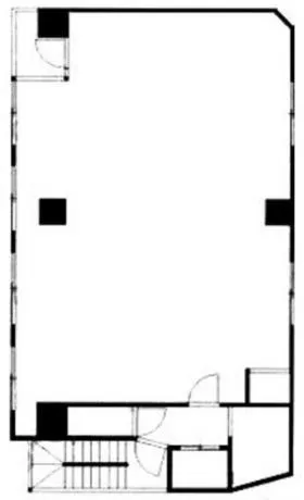 藤井ビルの基準階図面