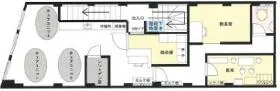 イーグル祐天寺ビルの基準階図面