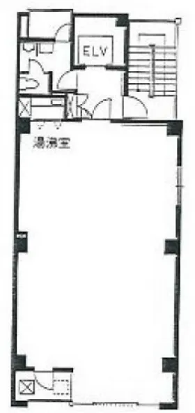 朝日生命池袋ビルの基準階図面