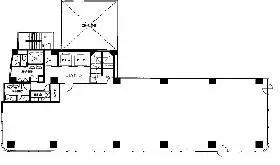 箱崎リージェントビルの基準階図面
