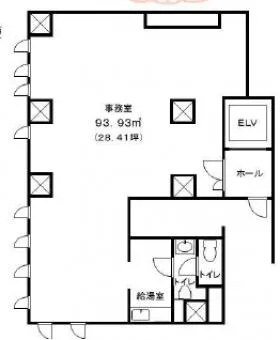 三進ビルの基準階図面