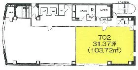 ヤマトインターナショナル日本橋ビルの基準階図面
