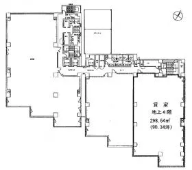 住友生命川越ビルの基準階図面