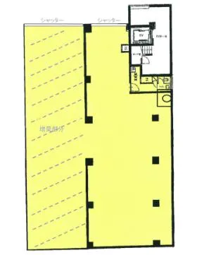 東一コーポビルの基準階図面