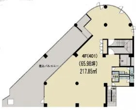 志幸30SEASONビルの基準階図面