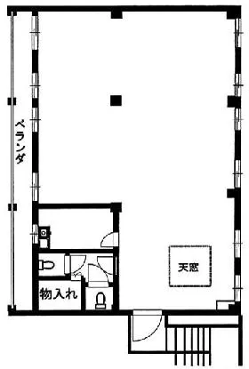 寺島ビルの基準階図面