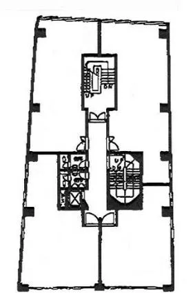 目白ハイビルの基準階図面