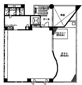 コルティーレ高田馬場の基準階図面