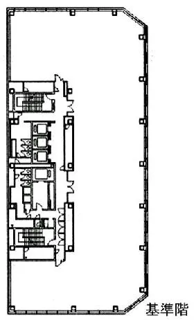 サンマリーノ汐留の基準階図面