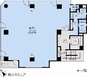 ザ・パークレックス新川(旧新川スクエア)の基準階図面