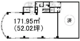 齋藤ビルの基準階図面
