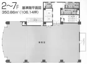 松ビル18の基準階図面