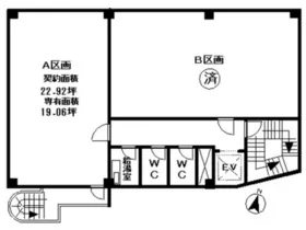 ASビルの基準階図面