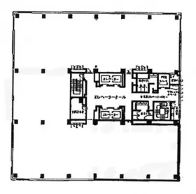 パシフィックマークス横浜イーストの基準階図面