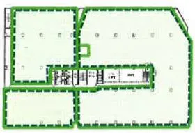 江戸徳ビル(本館・新館)の基準階図面