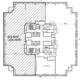 GRC横浜ベイリサーチパーク(旧:テクノウェイブ100)の基準階図面