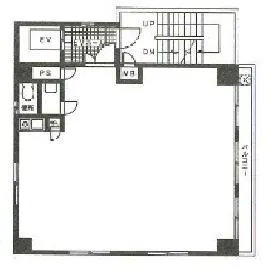 アローム赤坂の基準階図面