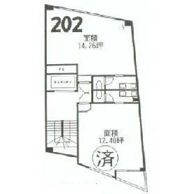 グランデージ赤羽南ビルの基準階図面