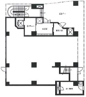 ライオンズマンション市谷薬王寺町ビルの基準階図面