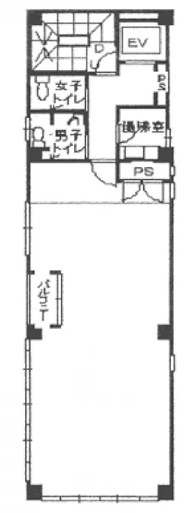 タカビルの基準階図面