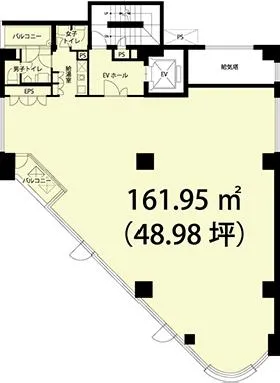 新神楽坂ビルの基準階図面