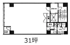壽ビルの基準階図面