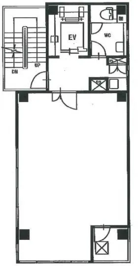 KT第2ビルの基準階図面
