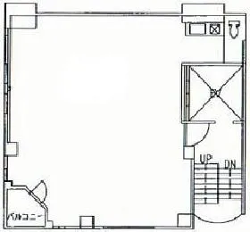 築地K&R TODAビルの基準階図面