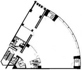 SNTビルの基準階図面
