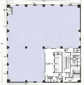 横浜みなと第一生命ビルの基準階図面