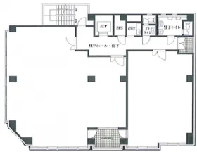 タクエー横浜西口第5ビルの基準階図面