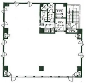 KMビルの基準階図面