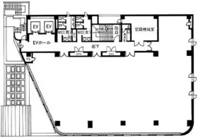 南品川Jビルの基準階図面
