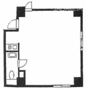 ジュネスササキビルの基準階図面