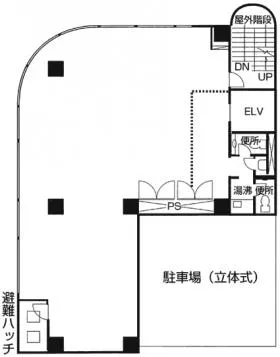 小金井第2ビルの基準階図面