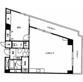 小金井第1ビルの基準階図面