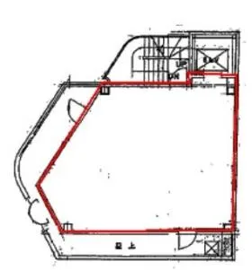 横浜TRビルの基準階図面