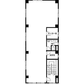 日通銀座ビルの基準階図面