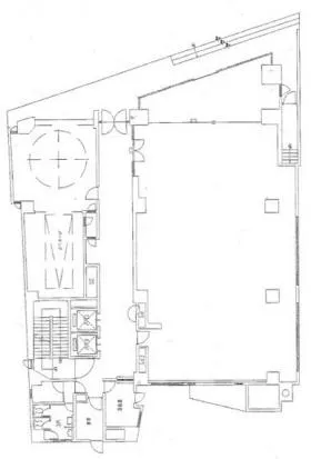相鉄北幸第2(菱進横浜)ビルの基準階図面